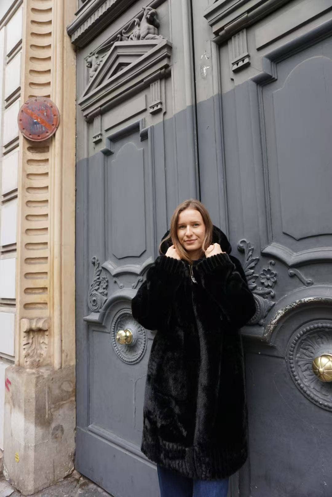 CIAO MILANO - Wholesale Fur/Faux Fur Coat - Women's - 284012 Faux fur hooded coat10