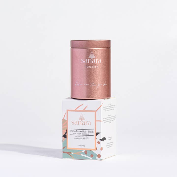 Sanara - Wholesale Bath Soak/Milk - Yerba Maté Bath Soak with Aloe and Jojoba oil