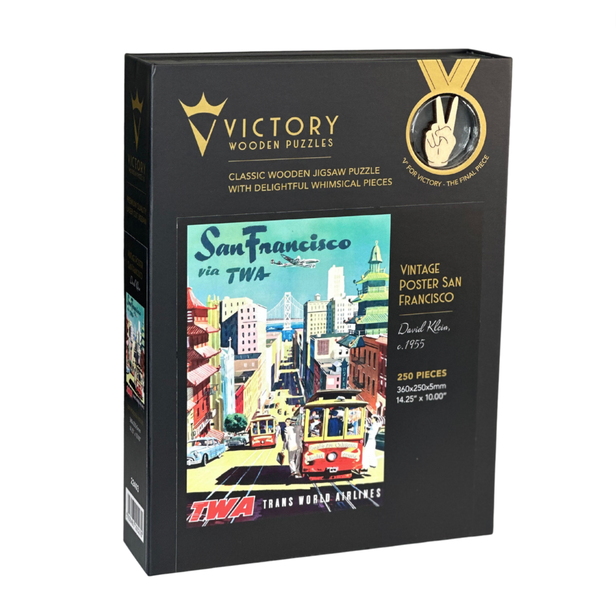 Victory Wooden Puzzles – wholesale Puzzle – Adult – Vintage Poster - San Francisco3