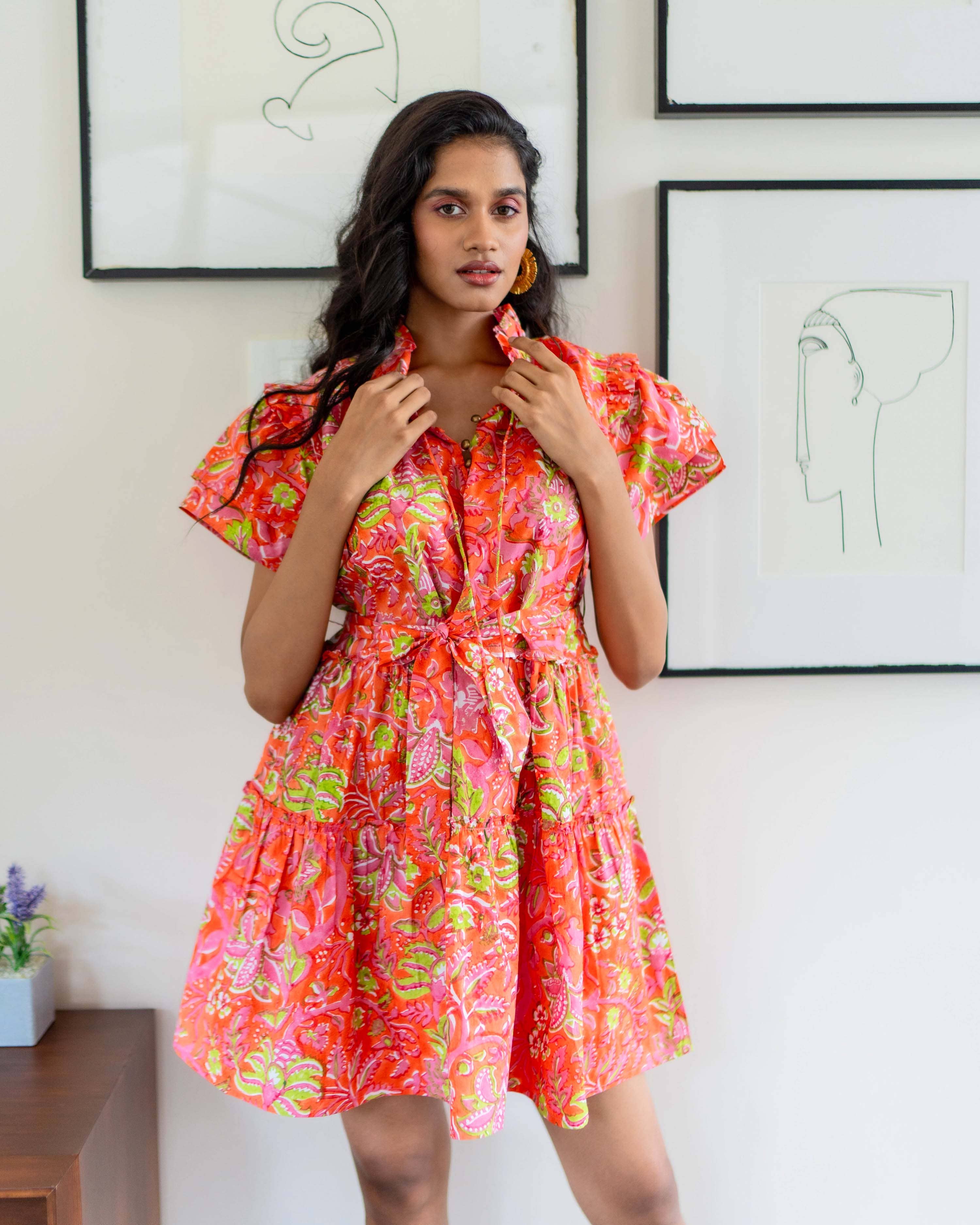 Sohana – wholesale Klänning - Dam – Vallmo klänning6