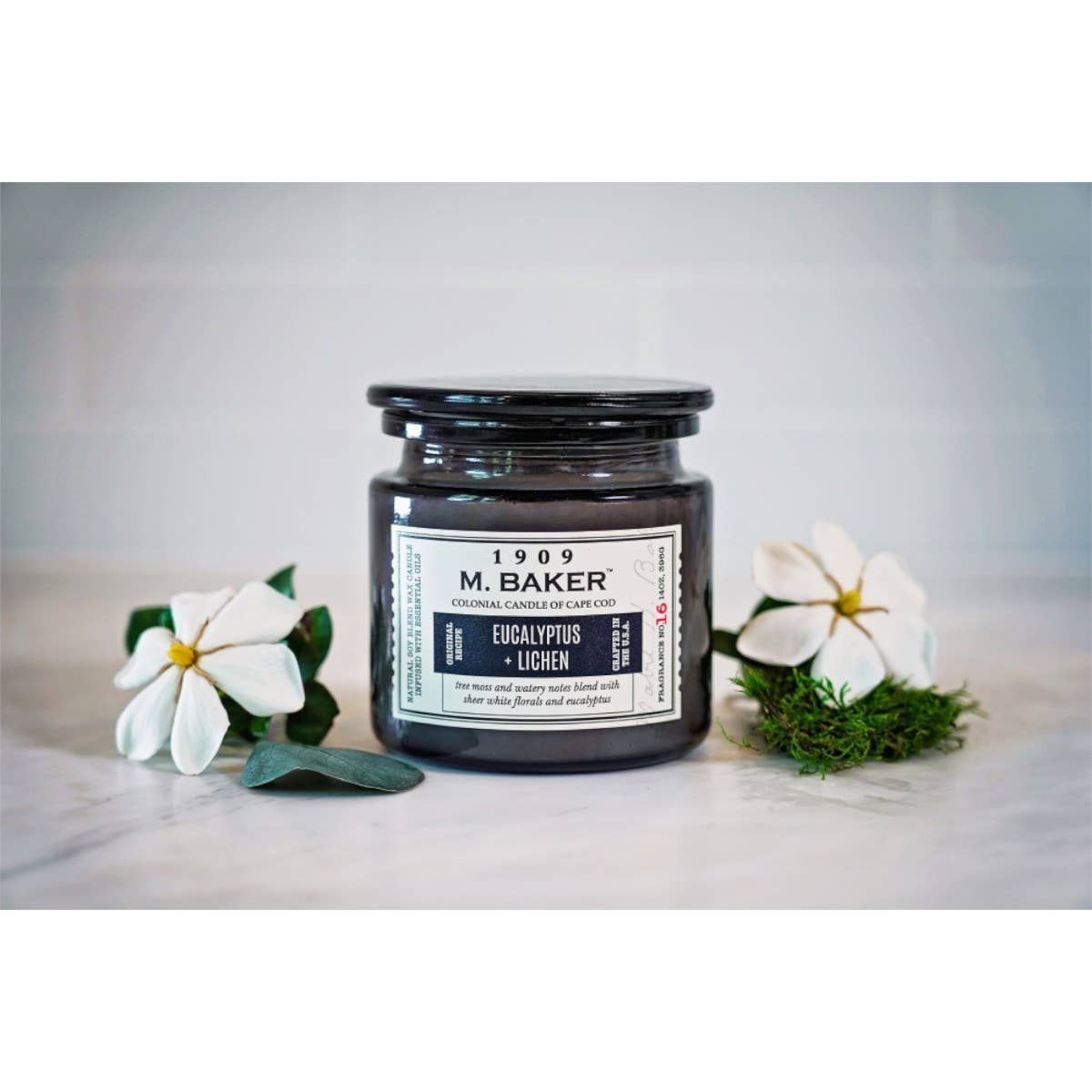 Colonial Candle DE - Wholesale Jar/Filled Candle - Eucalyptus Lichen Scented Candle 396G3