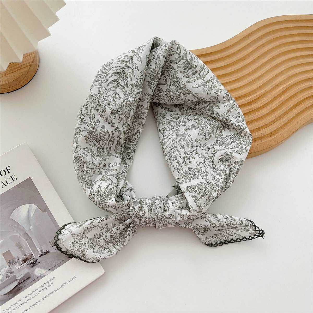 ACCITY - Wholesale Scarf - Women's - Cotton Linen Square Scarf for Women’s Neck Wrap_CWMS067217