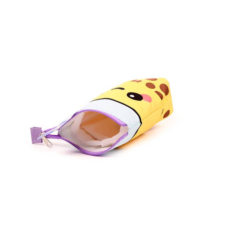 Puckator Ltd - Wholesale Pencil case/pouch - Foodiemals Boba the Bubble Tea Pop Up Canvas Pencil Case2
