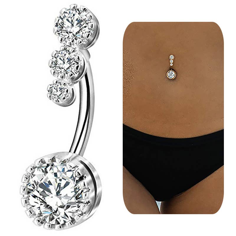 Gemscape UK - Vente Piercing de nombril - Bijoux de piercing pour nombril en 8 couleurs éclatantes10