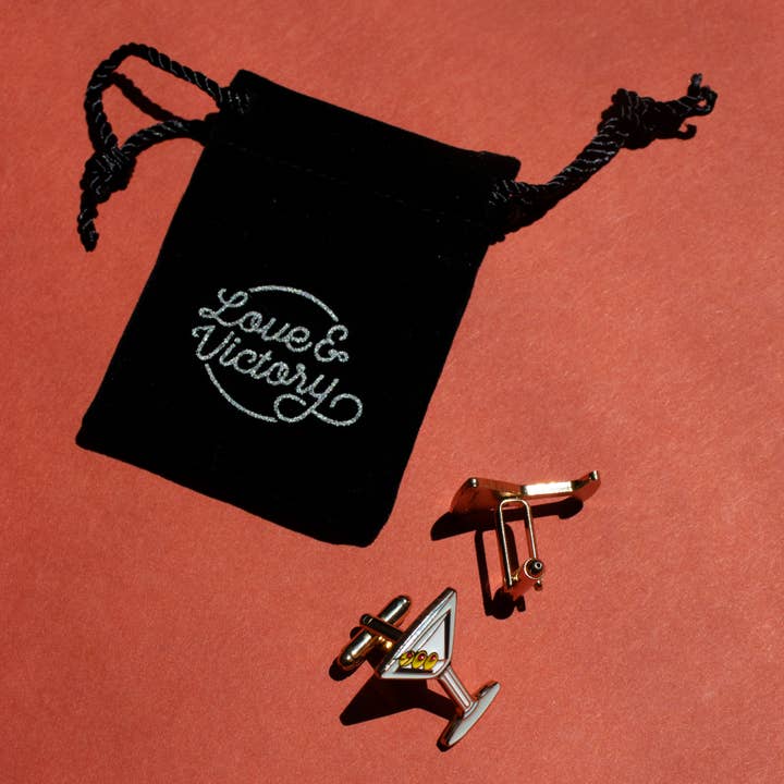 Love & Victory - Wholesale Cufflinks - Martini Cufflinks1