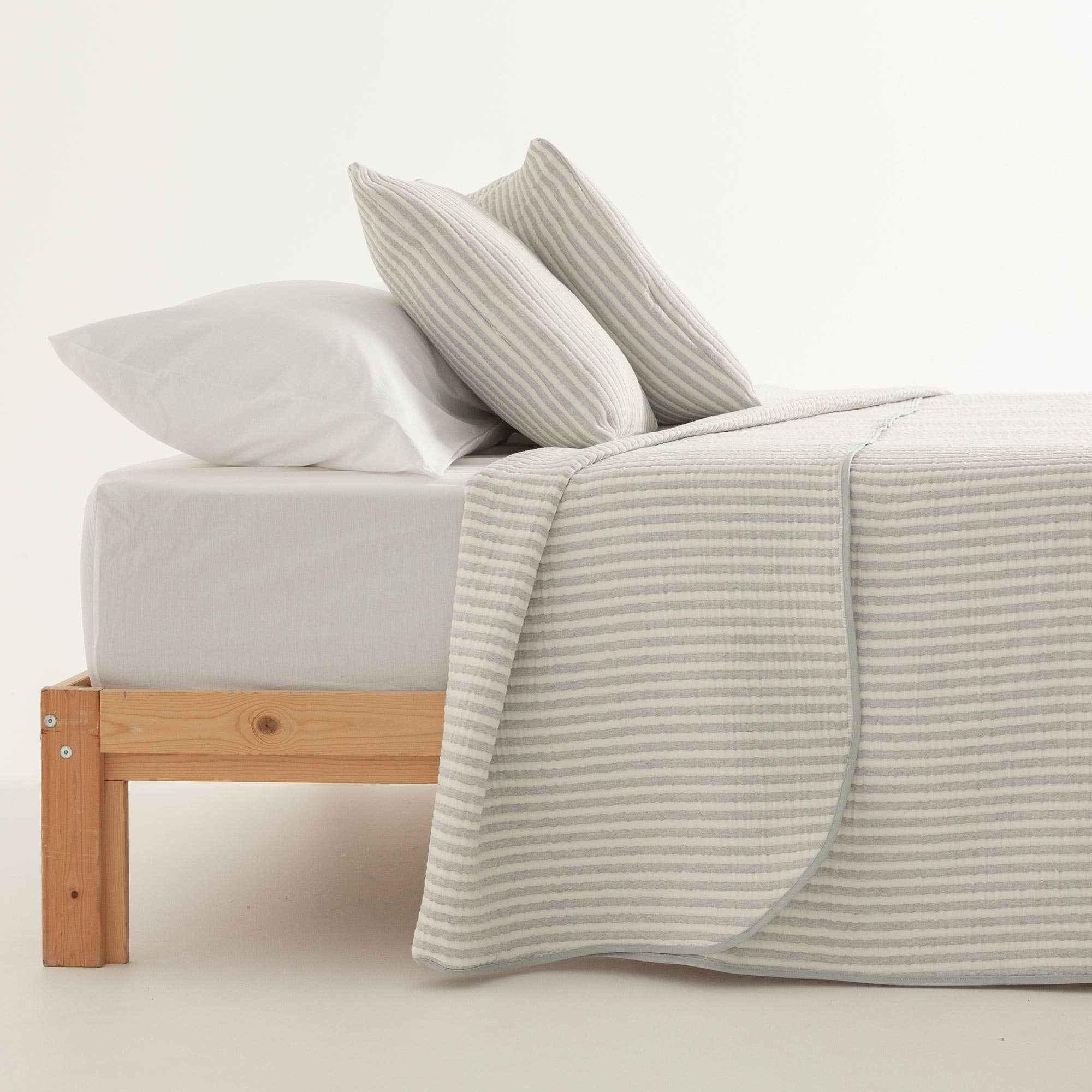 GAMUSI - Wholesale Quilt - NISA light cotton jacquard striped bedspread7