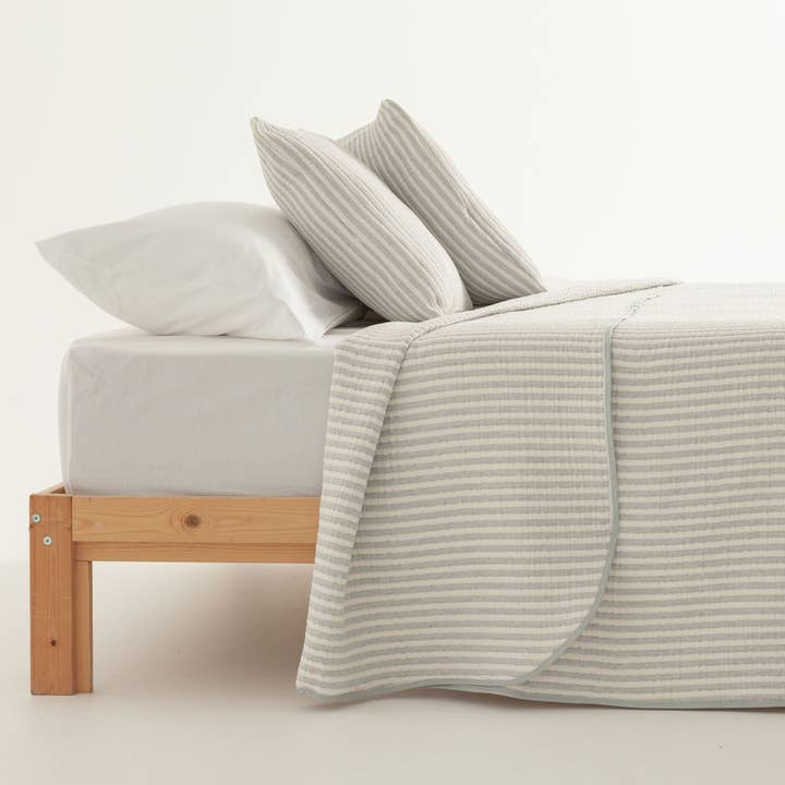 GAMUSI - Wholesale Quilt - NISA light cotton jacquard striped bedspread7