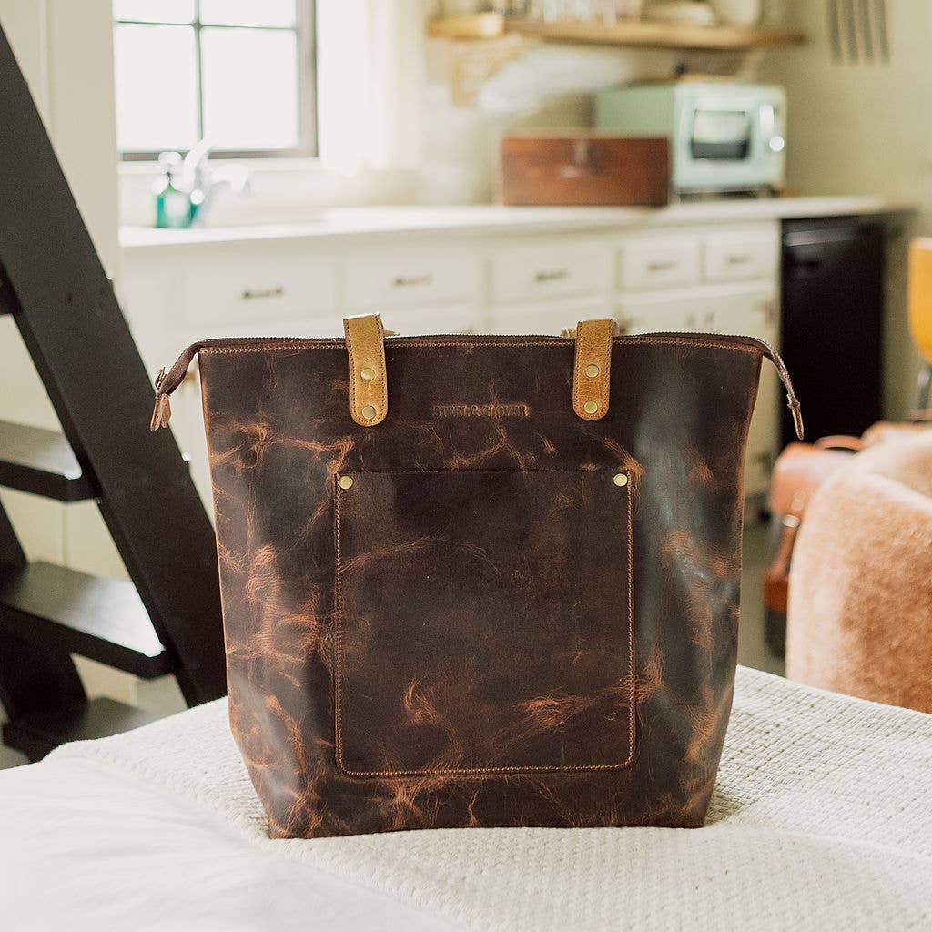 Steel & Clover - Wholesale Tote Bag - Women's - Watino Leather Tote8