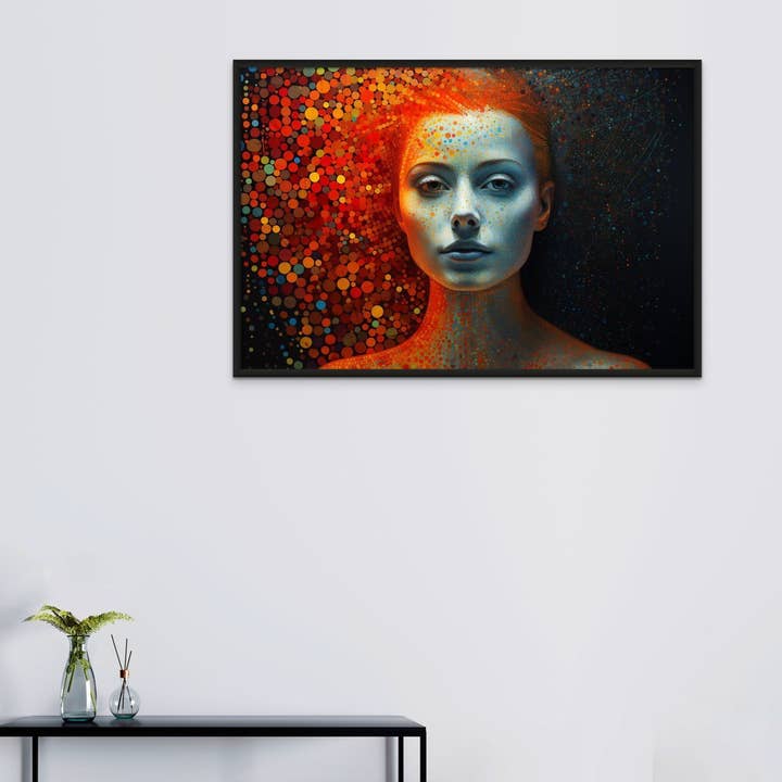 Impressão emoldurada de sonhos em pixel por atacado de Pixel Gallery