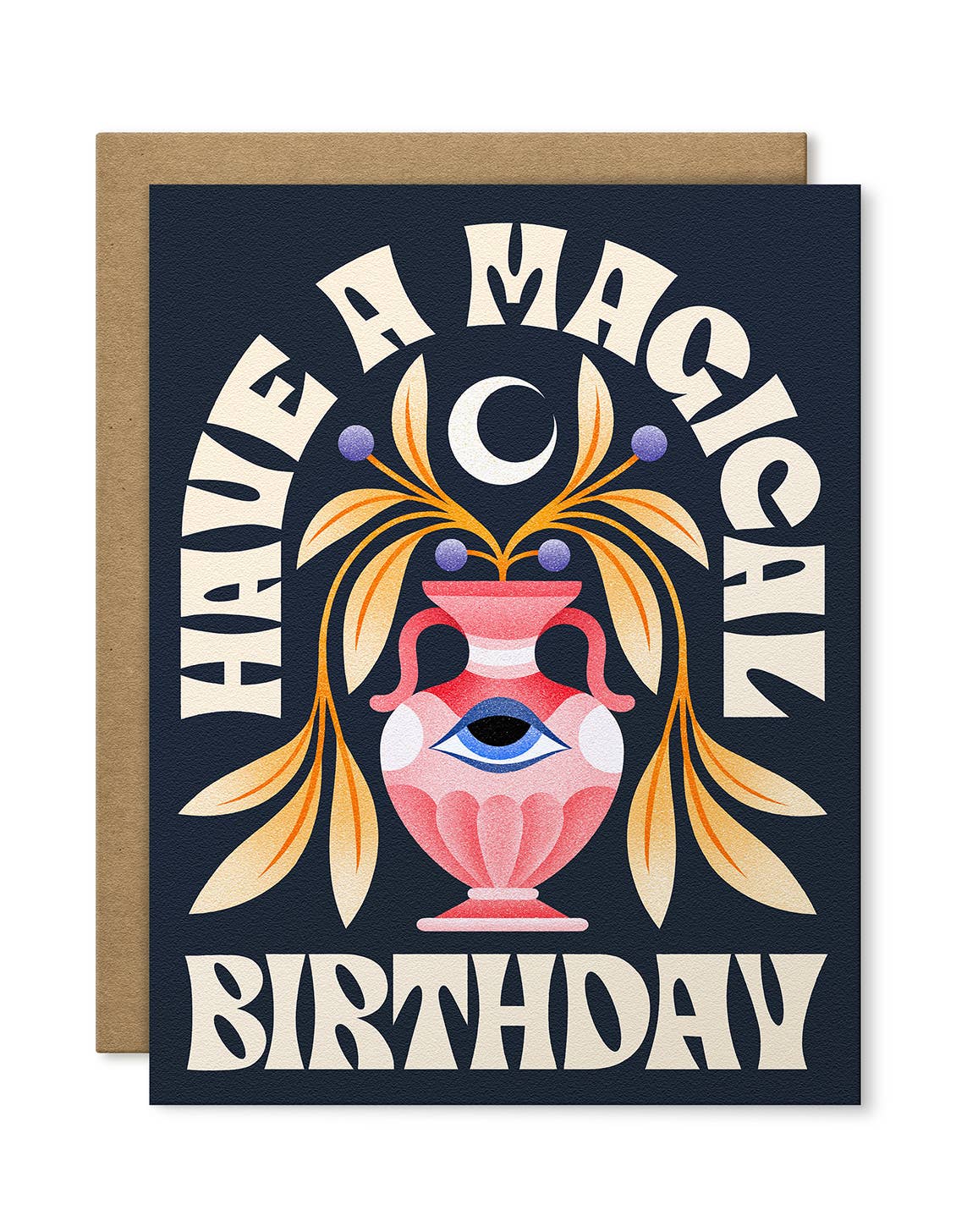 Julie Solvstrom Illustration - Wholesale Birthday Card - Magical Birthday Greeting Card | Moon Card | Magic1