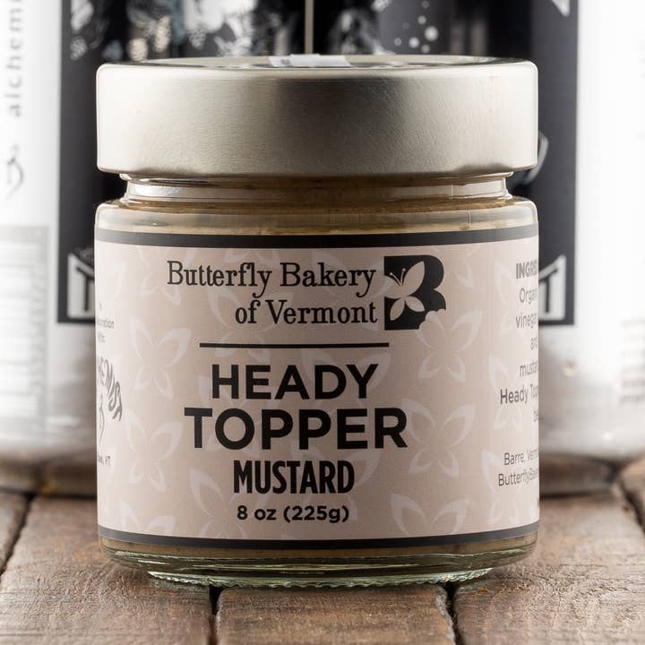 Butterfly Bakery of Vermont - Wholesale Mustard - Heady Topper Mustard 8oz0