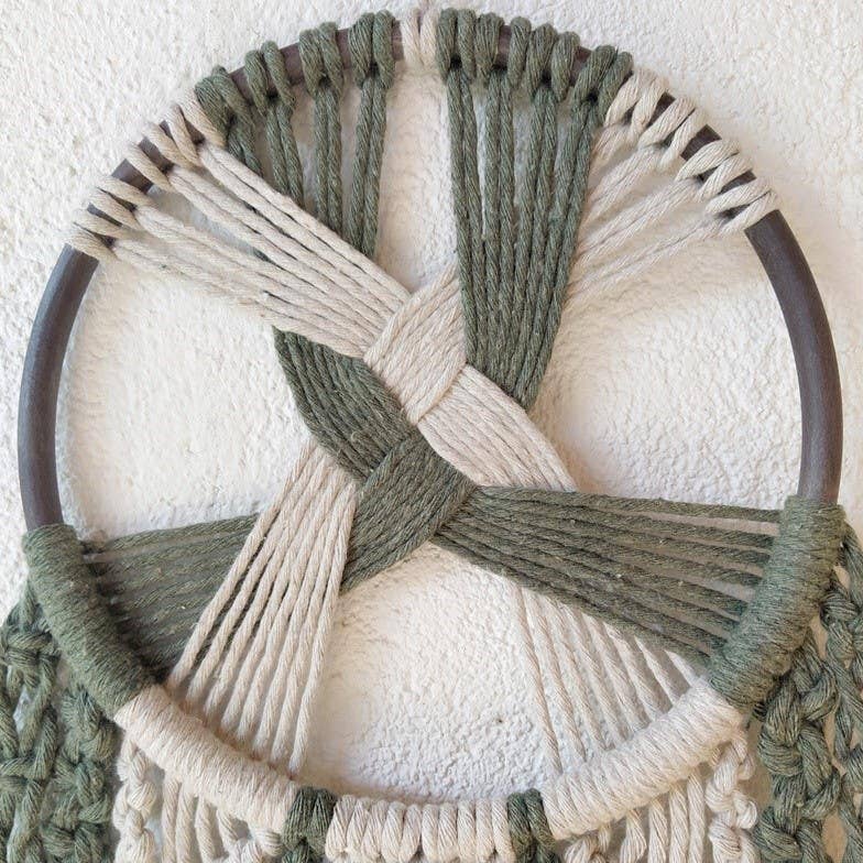 Hoooked Yarns - Wholesale DIY Craft Kit - DIY Macramé Kit Dreamcatcher Wall hanger Zadar1