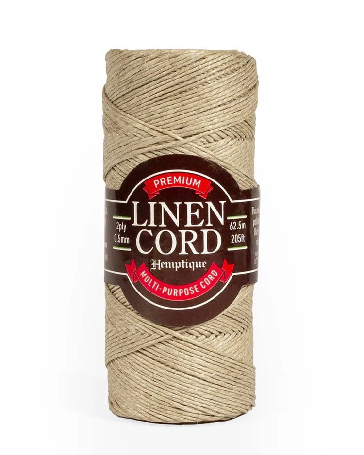 Hemptique - Wholesale Craft Supplies - Egyptian Flax Linen Cord Spools Eco Friendly Bookbinding
