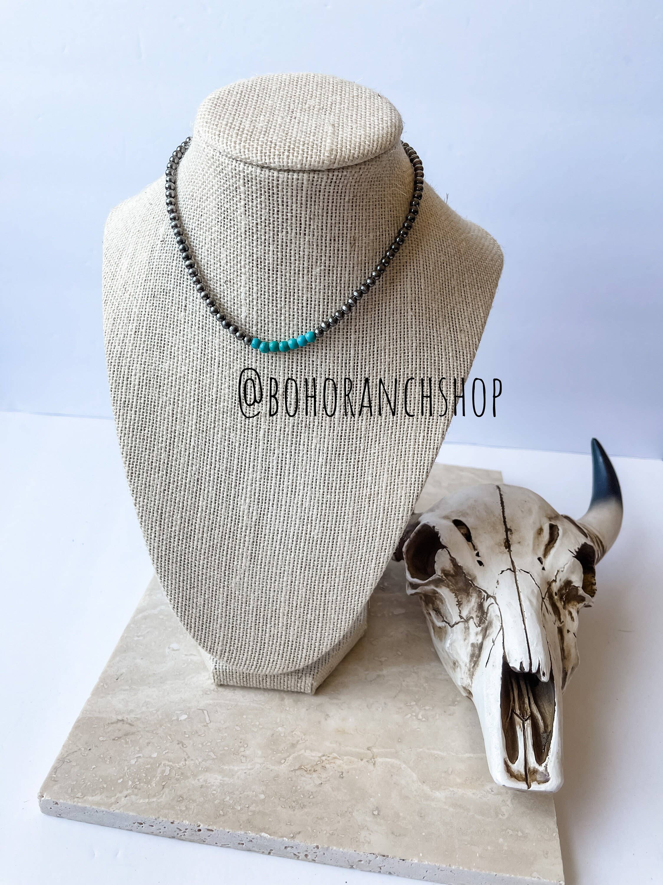 Boho Ranch Shop - Wholesale Choker/Collar - Western Navajo Bead Choker Necklace7