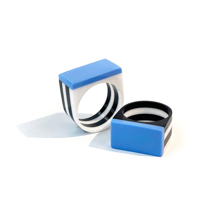 Combinist Goods - Wholesale Cocktail/Statement Ring - Block Ring13