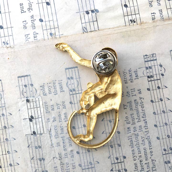 Red Truck Designs - Wholesale Brooch - Monkey Love Monkey Brooch Brass Monkey Funky Monkey Tie Tack3