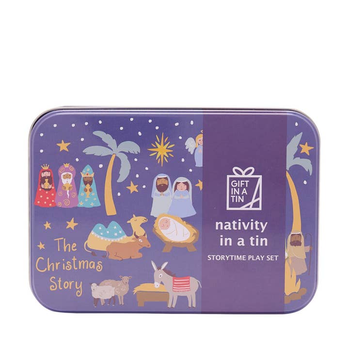 WIDDOP and Co. US - Wholesale Craft Supplies - **MULTI 6** Apples To Pears Gift In A Tin Nativity