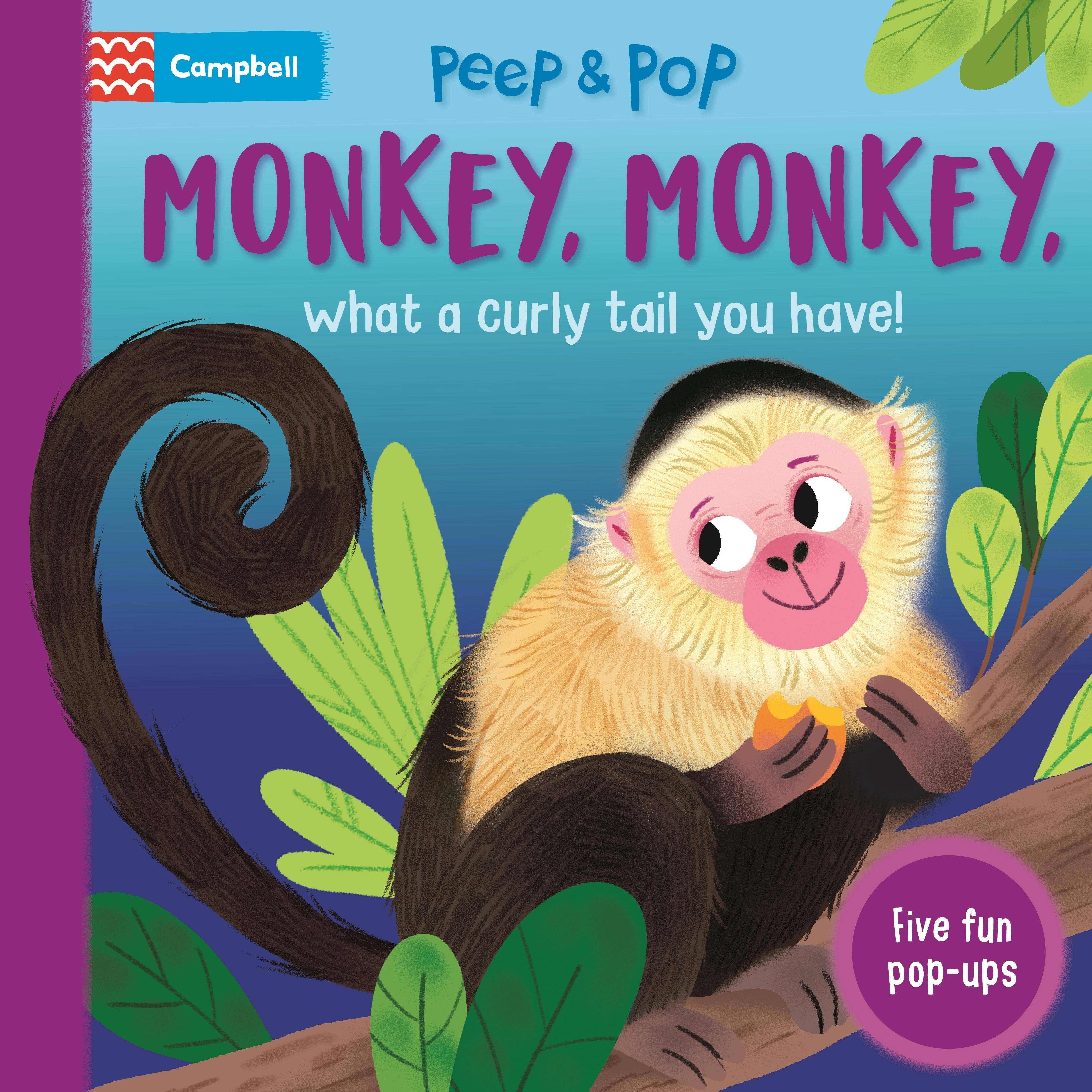 Macmillan Publishers - Wholesale Baby & Toddler Book (0-2) - Monkey, Monkey, What A Curly Tail:0