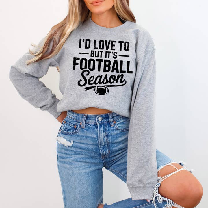 But It's Football Season Crewneck Sweatshirt for wholesale by DaisyChainDesignCo