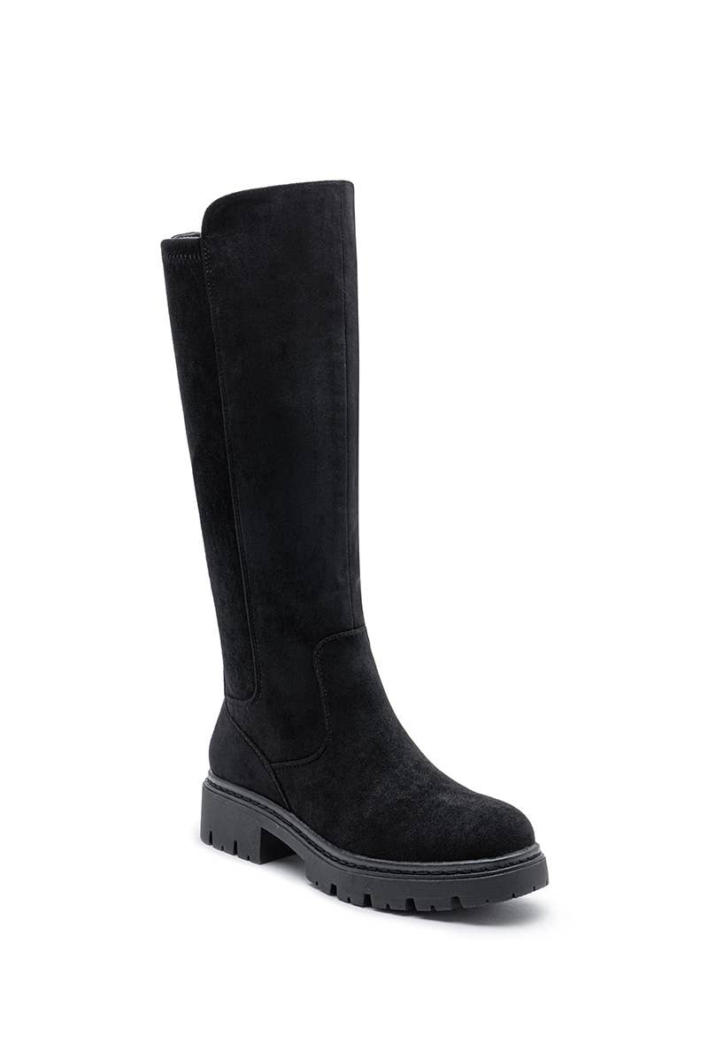 LADY GLORY - Wholesale Boots - Women's - Women's High Suede Boots – Softness & Sleek Silhouette6