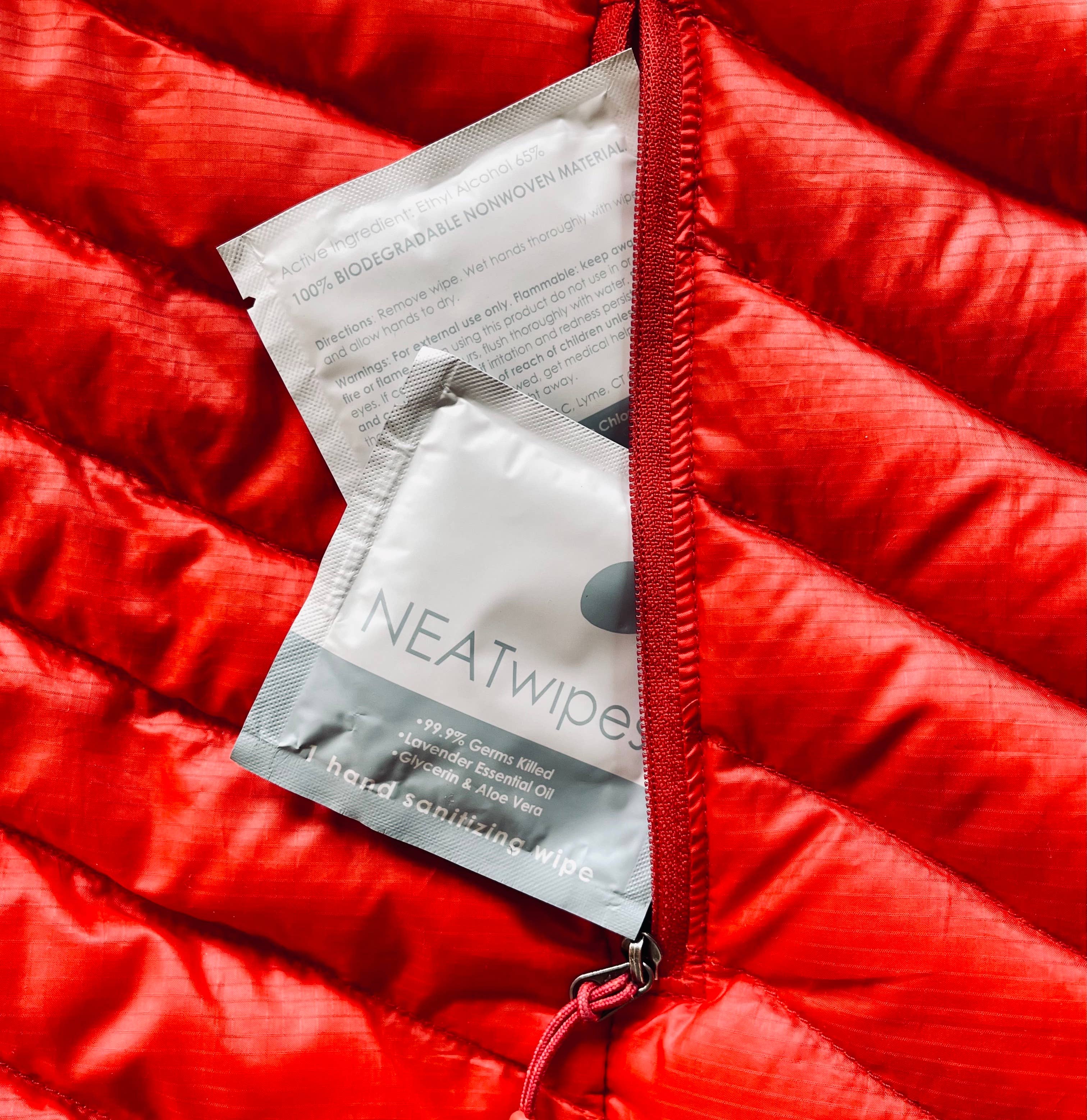 NEATGOODS, LLC. - Wholesale Hand Sanitizer - Individually Wrapped Hand Wipes | Biodegradable | Lavender9