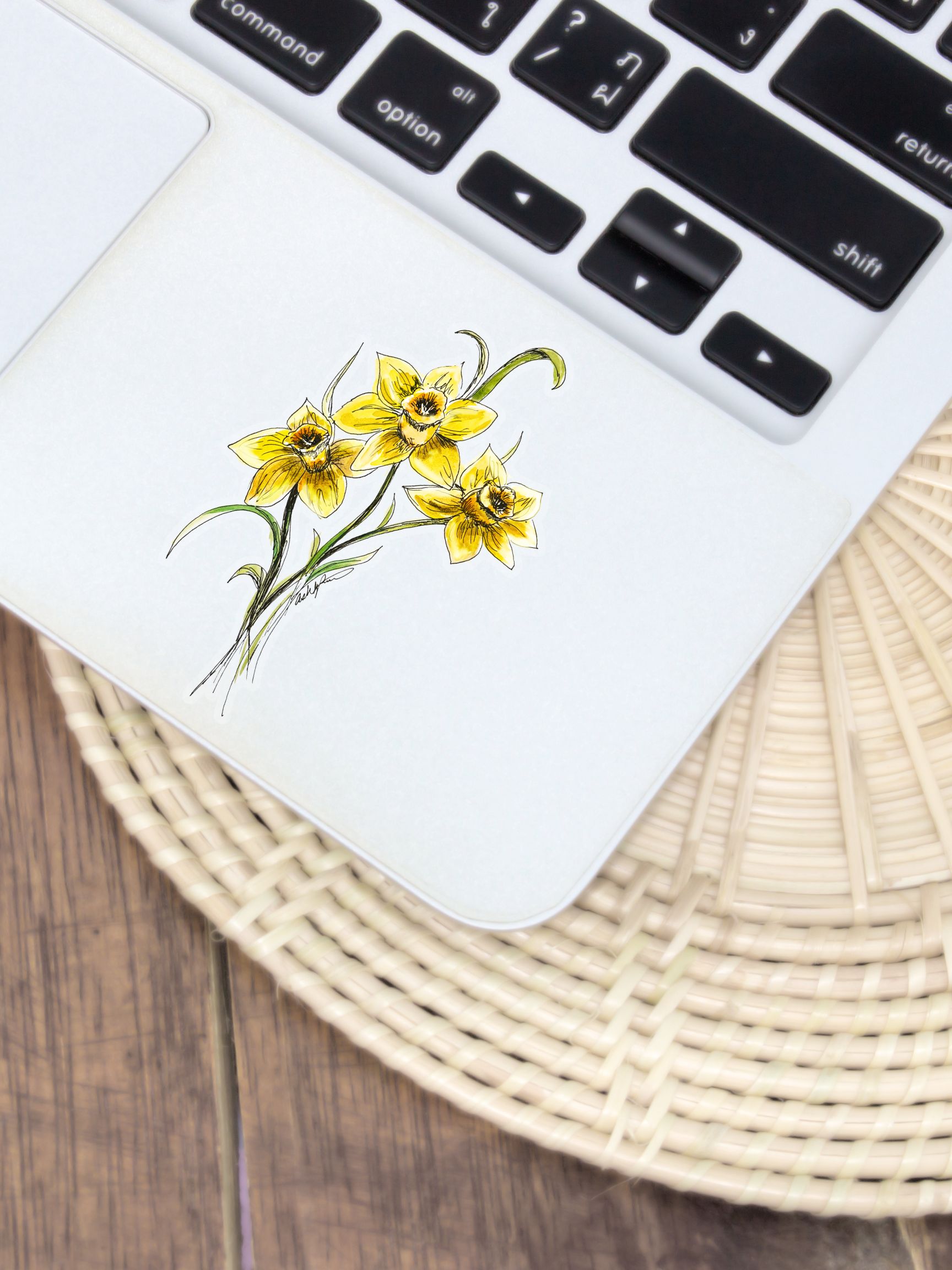 Locksley Workshop - Wholesale Sticker - Daffodil Sticker1