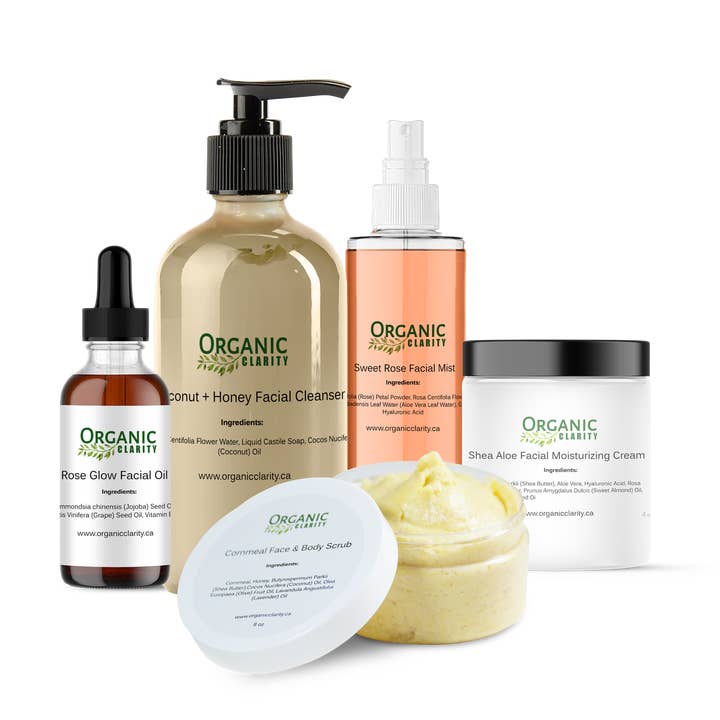Zachte Gezichtsverzorgingsset voor Droge en Gevoelige Huid voor wholesale door Organic Clarity