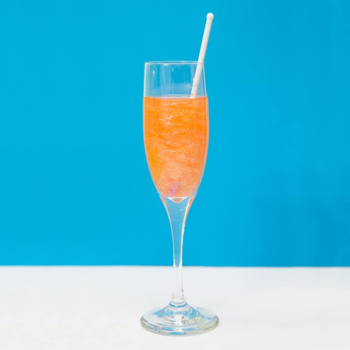 Sugar Mama Shimmer - Wholesale Drink Topper - Mango Mama Shimmer - Orange Edible Glitter2