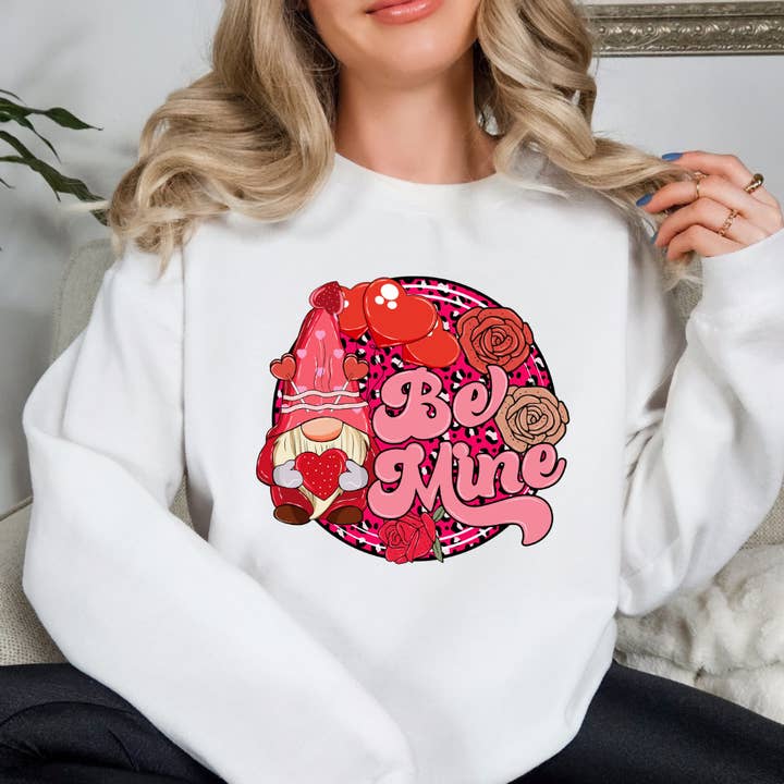 Be Mine Valentines Day Sweatshirt for wholesale by Simply Spoken Apparel