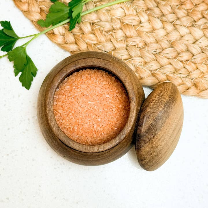 Upavim Crafts - Wholesale Salt & Pepper Shaker Set - Reclaimed Wood Salt Box with Lid1