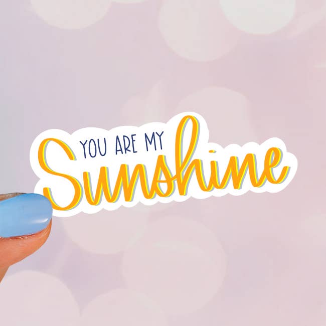 Autocollant vinyle avec lettres « You Are My Sunshine Hand » pour la vente par Letters from Elliott