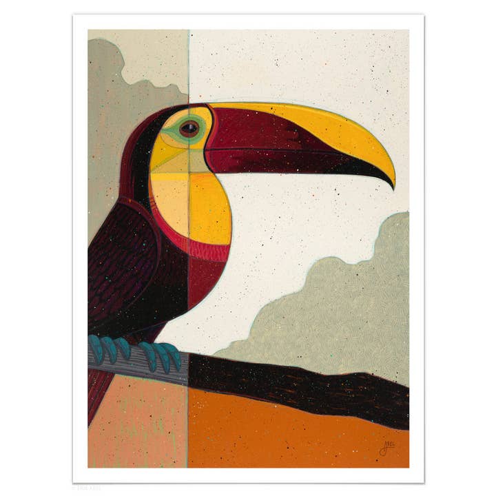Abel Arts - Wholesale Art Print - Yellow-Throated Toucan - WHLSL Print7