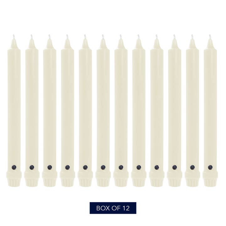 MVP Group International INC - Wholesale Tapered Candle/Candlestick - Colonial Candle Classic Taper-Unscented-8in-Ivory1