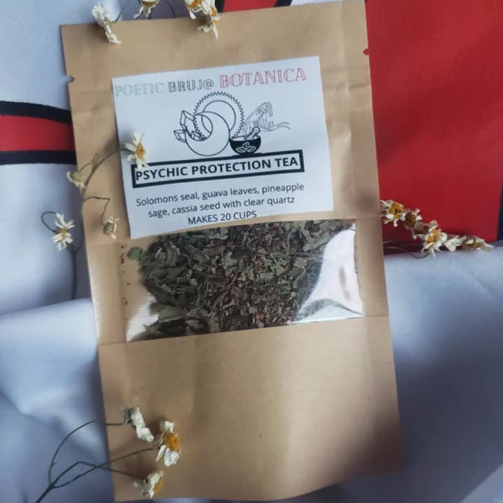 Psychic Protection Herbal Tea :: Energetic Boundaries for wholesale by Poetic Bruja Botanica