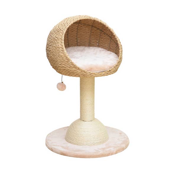Petpals Lookout Håndvævet, Naturlig Æstetik, Lille Kattetræ for engroshandel hos PetPals Group