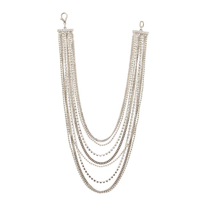 Collier court Wendy en argent pour la vente par TOVA