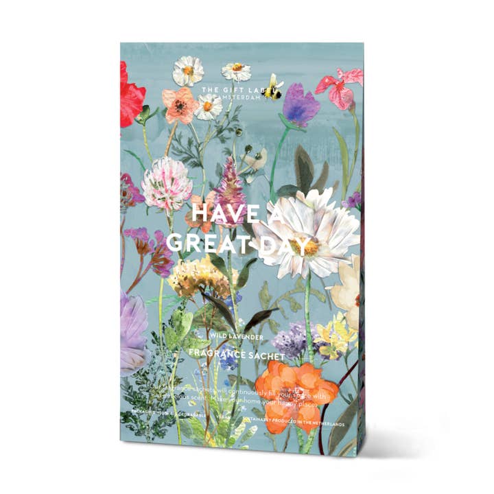 The Gift Label - Wholesale Sachet - Scented Sachet - Have A Great Day - Wild Lavender