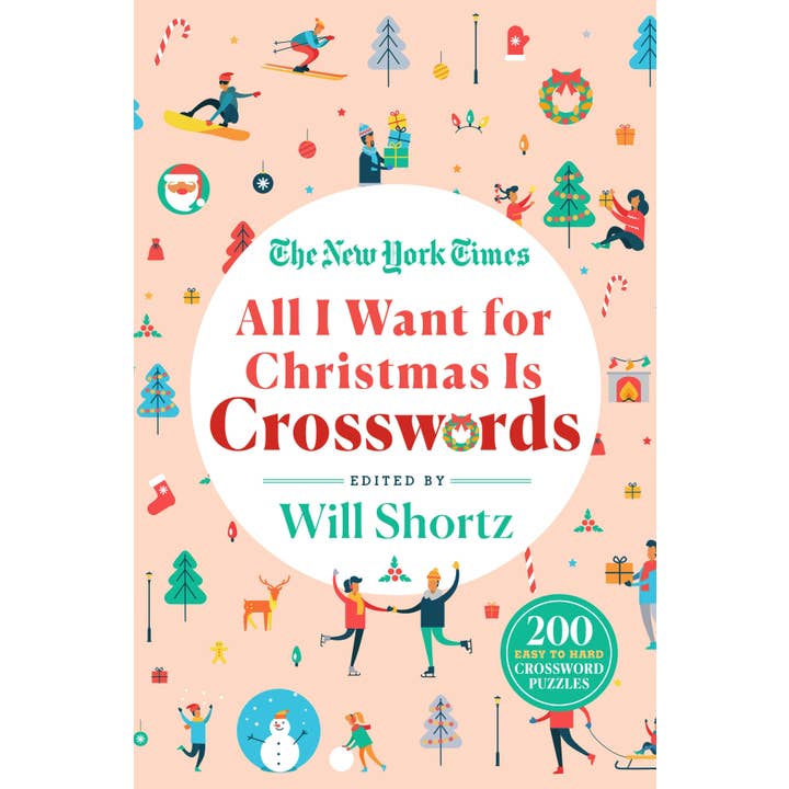 Macmillan Publishers - Wholesale Coloring & Activity Book - Adult - Nyt All I Want For Christmas: 200 Crossword Puzzles