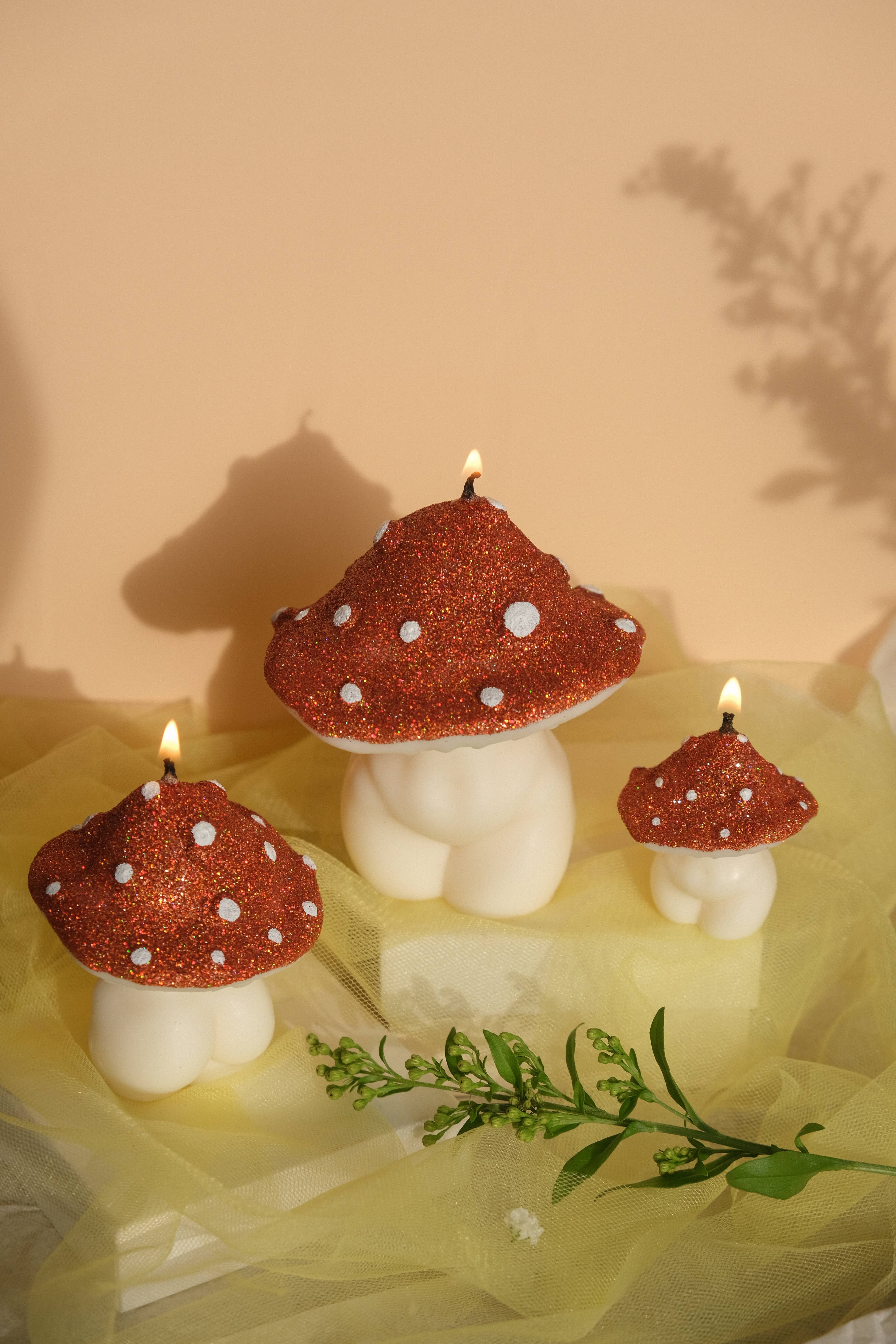 Interlude Candles - Wholesale Novelty Candle - Glittery Goddess Mushrooms | Mushroom Candles6