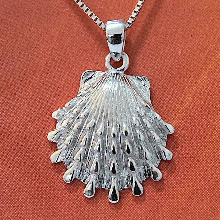 Paradise Treasures Jewelry – wholesale Individual charm/pendant – Hawaiian Seashell Pendant, Sterling Silver Sea Shell Pendant, Hawaiian Jewelry Christmas Present, Anniversary Gift Birthday Gift2