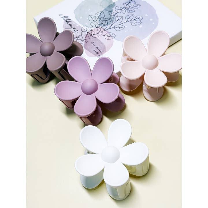 Neutral Tone of Daisy Hair Clips for wholesale by Funteze