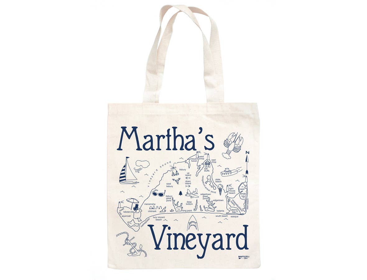 Maptote - Wholesale Grocery/Shopping Bag - Martha's Vineyard Grocery Tote