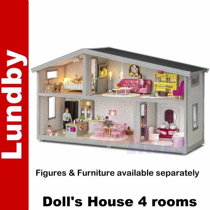 Dolls House - 4 Rooms | Lundby for wholesale by Hobby-lines
