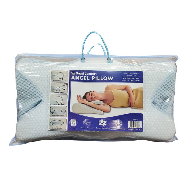 Duke Imports - Vente Oreillers - Oreiller en mousse à mémoire de forme Angel