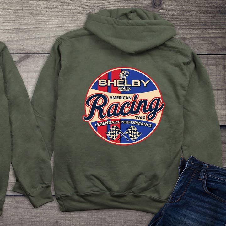 Shelby Racing Met Crest Hoodie voor wholesale door Artopia