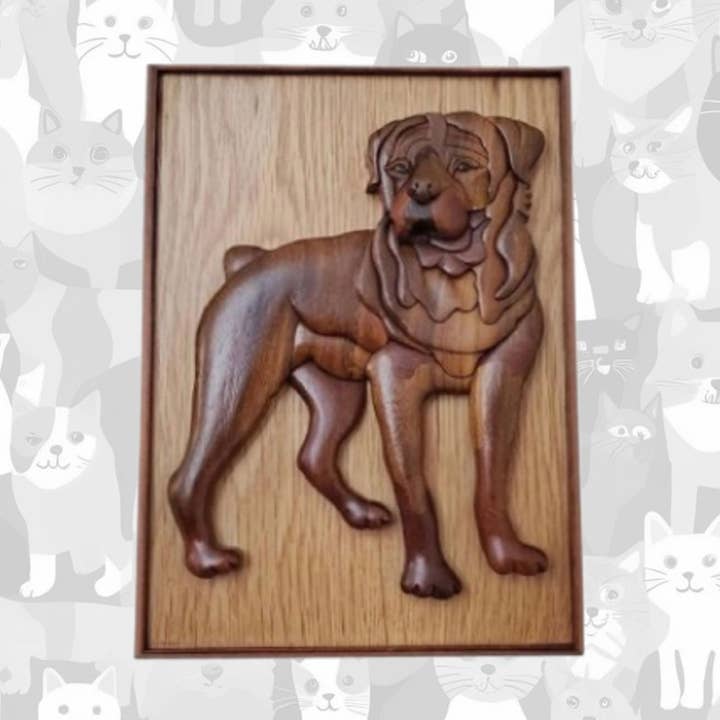 Rottweiler - Urna de Madera para Perros Hecha a Mano para venta al por mayor de Positive Urns
