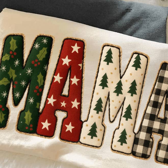 Mama Ropa Gráfica de Falso Bordado para venta al por mayor de Kindred Flame Outfitters