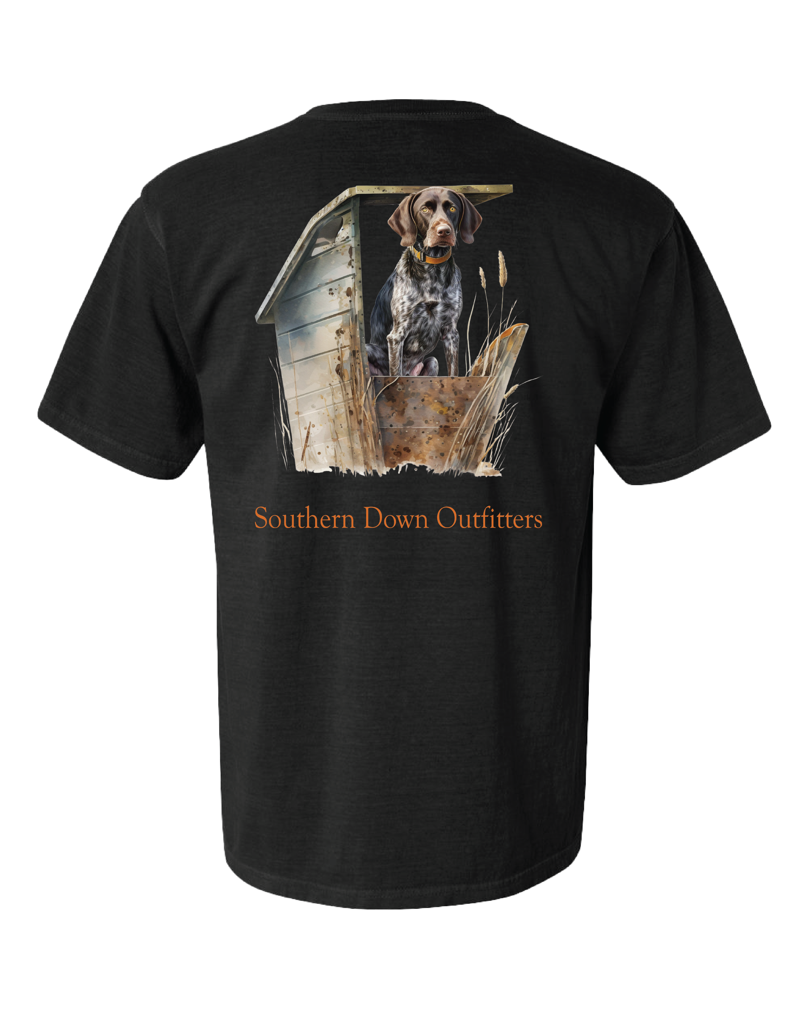 Southern Down Outfitters - Wholesale Screen Printed T-Shirt - Men's - Dog Blind Tee2