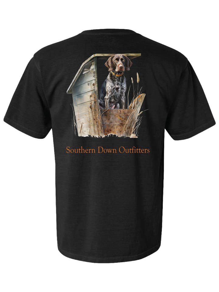 Southern Down Outfitters - Wholesale Screen Printed T-Shirt - Men's - Dog Blind Tee2