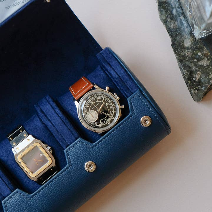 Maison Scarlett - Wholesale Jewelry Box/Organizer - James 3-slots PU leather watch box3